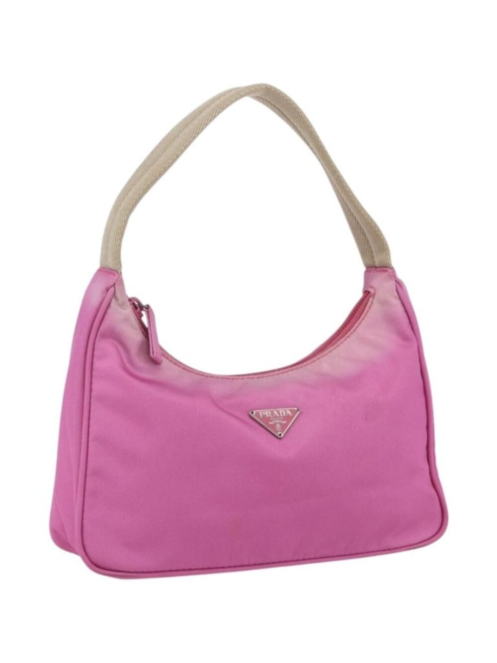 PRADA Hand Pouch Nylon Pink
